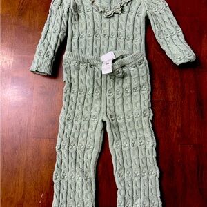 Nicole Miller Green toddler outfit